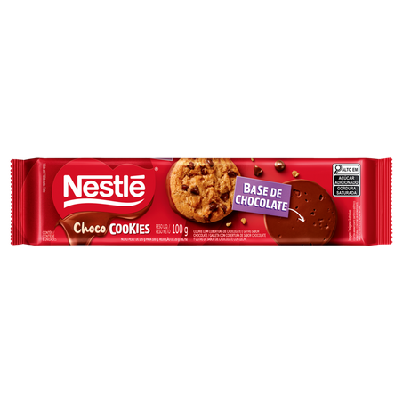 Biscoito Nestlé Choco Cookie Chocolate 100G