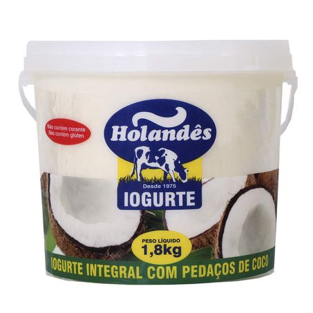 Balde iogurte trad coco holandes 1800g