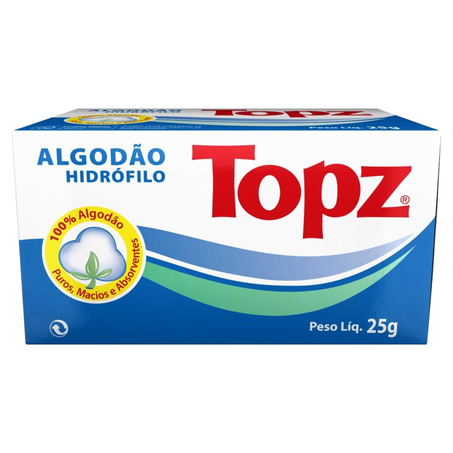 Algodão Topz 25g - Rolo