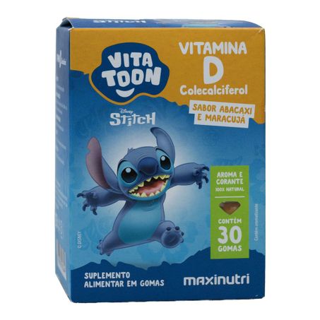VITAMINA D ABACAXI E MARACUJA VITATOON STITCH