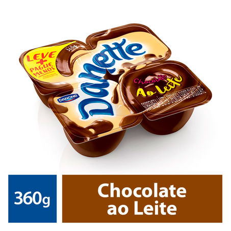 Sobremesa Danette Chocolate Bandeja 360G