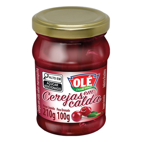 Cereja Em Calda Olé 100g