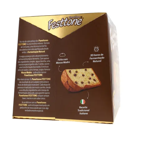 Panettone Festtone Premium Chocolate Belga 400g 360-28