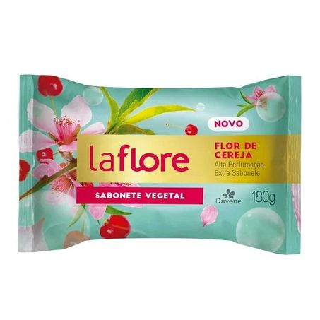 Sabonete barra davene la flore 150g cereja