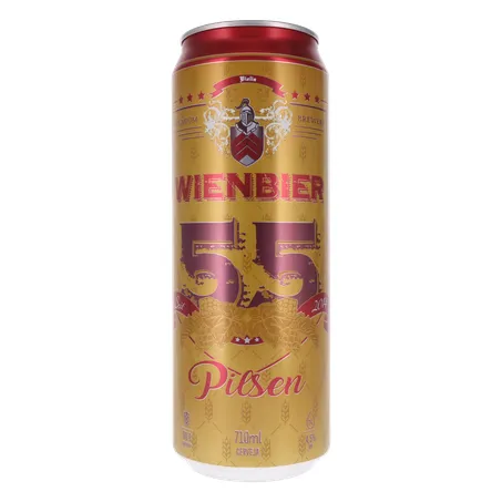 Cerveja Lata Wienbier 55 Pilsen 710ml