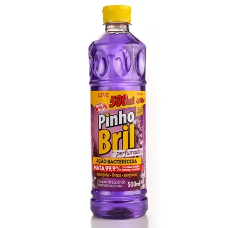 Desinfetante Pinho Bril Lavanda Leve 500 Pague 450ml