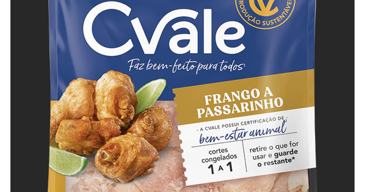 Frango a Passarinho CVale 1kg - Congelado - IQF