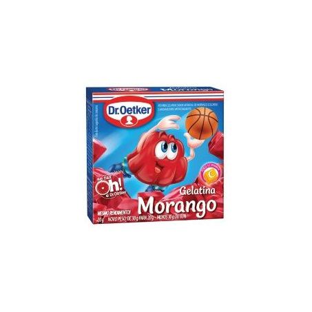 GELATINA DR.OETKER MORANGO 20G