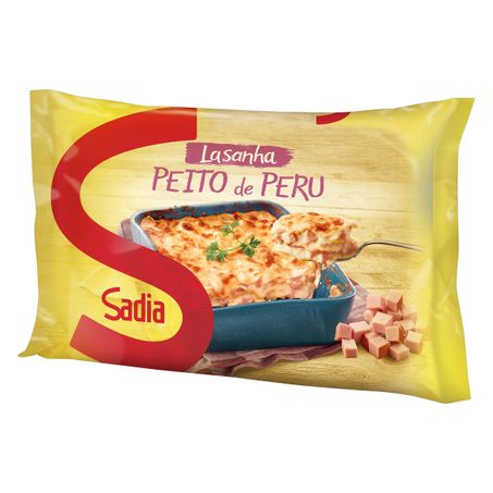 Lasanha peito de peru sadia