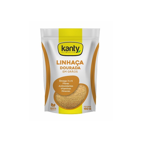 Linhaça Dourada em Grãos Kanty Pacote 150g