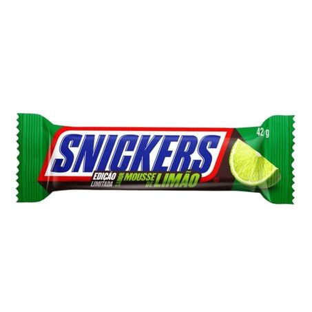Chocolate snickers sabor mousse de limão 42g