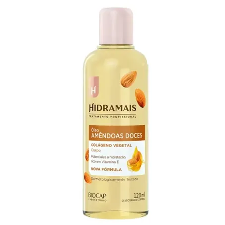 OLEO CORP.HIDRAMAIS 120ML AMENDOAS/COLAGENO