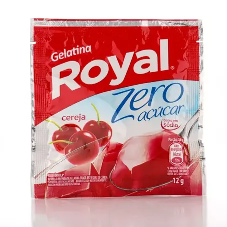 Gelatina Royal Zero Cereja 12g