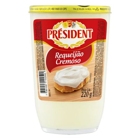 Requeijão Cremoso Président Copo