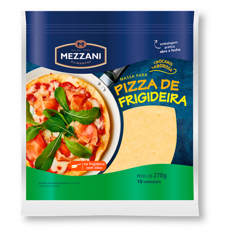 Massa Mezzani Pizza Frigideira 270g