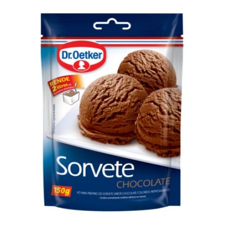 Sorvete em po dr.oetker chocolate 150 g