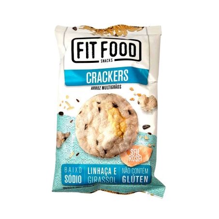 Biscoito cracker arroz multigrãos fit food 30g
