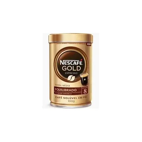 Cafe nescafe gold espresso equilibrado int.8 lt.100g
