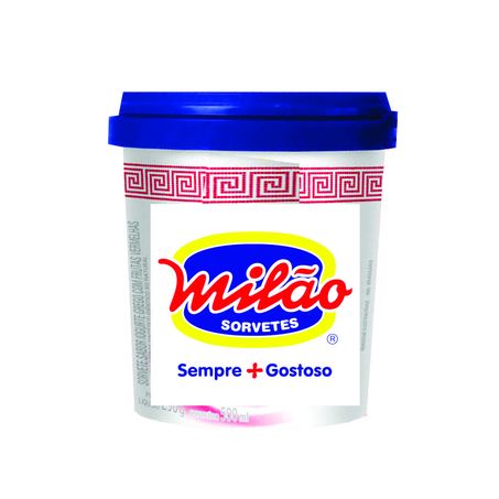 Sorv milao grego 500ml f verm
