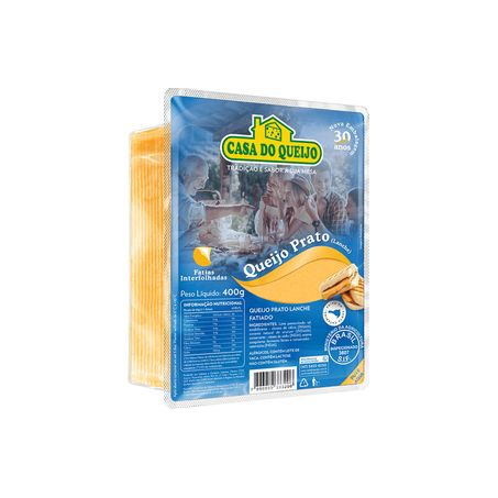QUEIJO PRATO CASA DO QUEIJO 400G