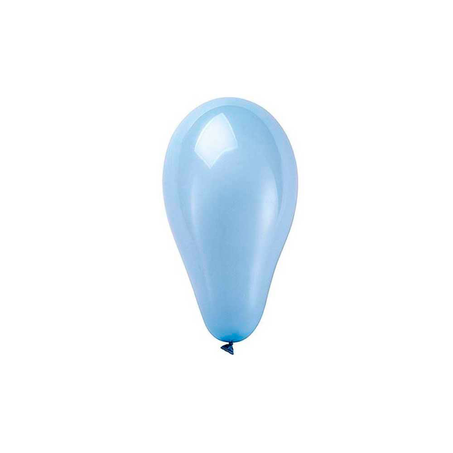 Balão Liso Alegria e Festa Liso Azul com 50 Unidades