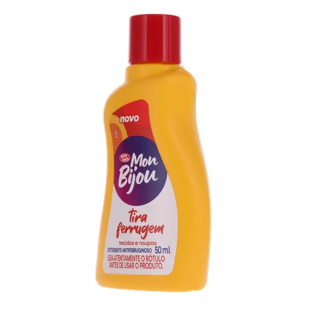 DETERGENTE LÍQUIDO TIRA-FERRUGEM MON BIJOU TECIDOS E ROUPAS 50ML 360-4