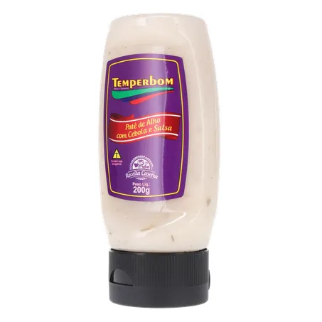 PATE DE ALHO TEMPERBOM COM CEBOLA E SALSA 200G 360-3