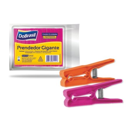 PRENDEDOR DE ROUPA DOBRASIL 12UN