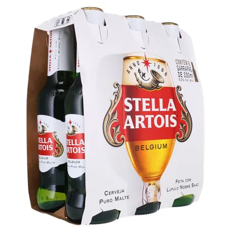 Stella Artois Cerveja Lager 330Ml Long Neck Unidade 360-32