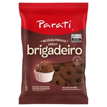 Biscoito Rosca Parati 250g Brigadeiro