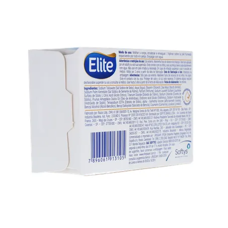 SABONETE EM BARRA ELITE HIDRATANTE CUIDADO SUAVE CAIXA 85G 360-13