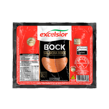 Salsicha excelsior bock 260gr
