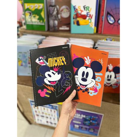 Caderno esp mickey cd 1m 80fls 360-1