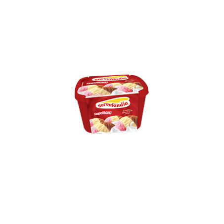 SORVETE SORVELÂNDIA 2L NAPOLITANO