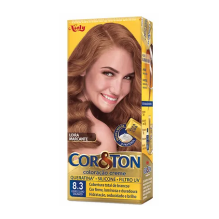 TINTURA COR&TON LOURO CLARO 8.3 DOURADO