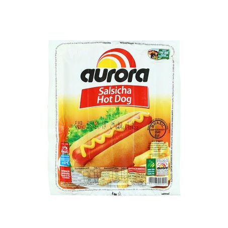 Salsicha aurora hot dog 500g