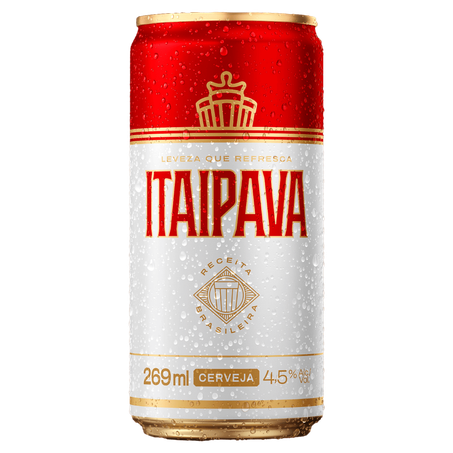 CERVEJA ITAIPAVA LATA 269ML
