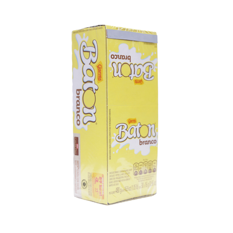 Chocolate Baton Garoto Branco Caixa com 30un - 480gr 360-53