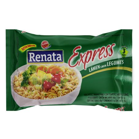 MACARRÃO INSTANTÂNEO LÁMEN LEGUMES RENATA EXPRESS