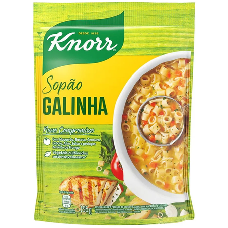 SOPÃO KNORR SABOR GALINHA 195G