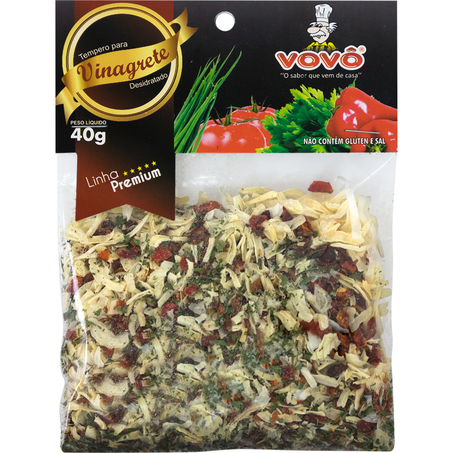 Producao tempero vinagrete vovo 40g
