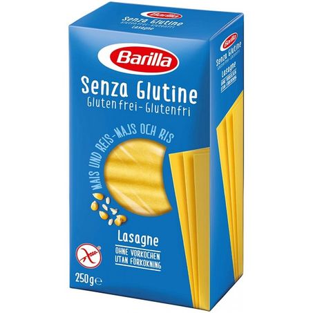 Massa barilla lasagne sem glutem 250g