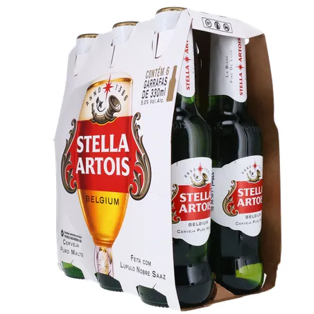 Stella Artois Cerveja Lager 330Ml Long Neck Unidade 360-23