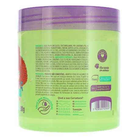 GELATINA CAPILAR INFANTIL KOLENE CACHINHOS COM GLITTER POTE 500G 360-11