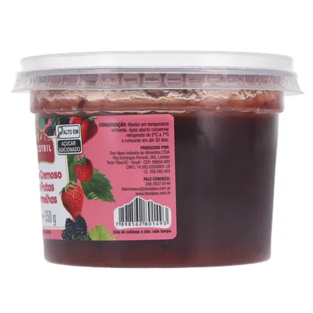Doce Incotril Incotril Frutas Vermelhas Pote 350gr 360-7