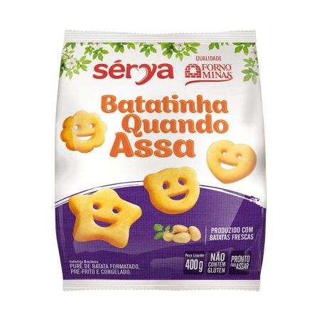 BATATA FORNO DE MINAS KIDS CONGELADA 400G