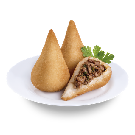 Salgado Oyshi Un Frito Grande Coxinha Carne Mandioca
