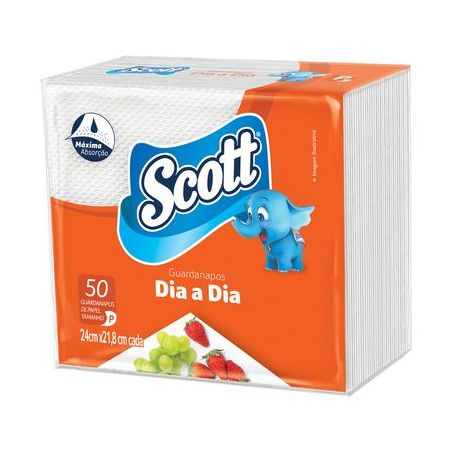 Guardanapo Scott Dia Dia com 50 24CM
