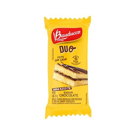Bolinho bauducco duo 27g