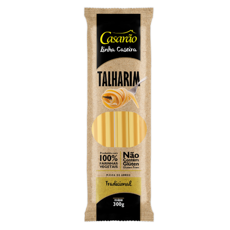 MASSA ARROZ CASARÃO TALHARIM TRADICIONAL 300G